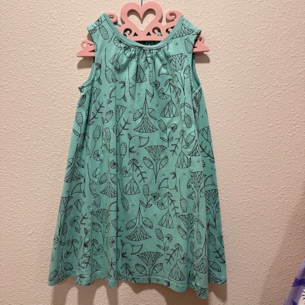 Tea Collection Teal Kids Dress